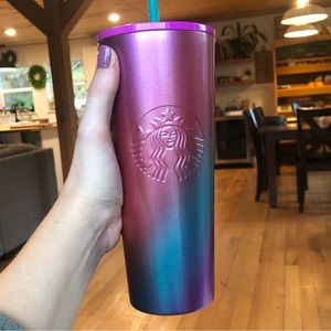 Starbucks 2022 Shimmer Ombre Stainless Steel Tumbler 24oz